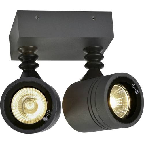 SLV MYRA 233095 Außenwandleuchte Halogen GU10 Schwarz