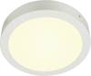 SLV SENSER 24 - LED Deckenaufbauleuchte rund Indoor (15W | Lichtfarbtemperatur 3.000K | Lichtstrom 1.140lm) - weiß