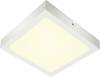 SLV SENSER 24 - LED Deckenaufbauleuchte eckig Indoor (1.140 lm | 15W | dimmbar | 48.000 h Lebensdauer | IP20) - weiß