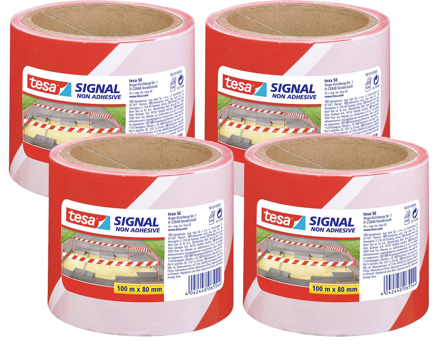 Tesa 58137 Signal blokovací páska (d x š) 100 m x 80 mm