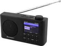 soundmaster IR6500SW Internet Tischradio Internet, DAB+, UKW Bluetooth®, USB, WLAN, Internetradio wiederaufladbar Schwar