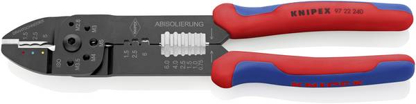 Knipex  97 22 240 SB Crimpzange   0.5 bis 6 mm²