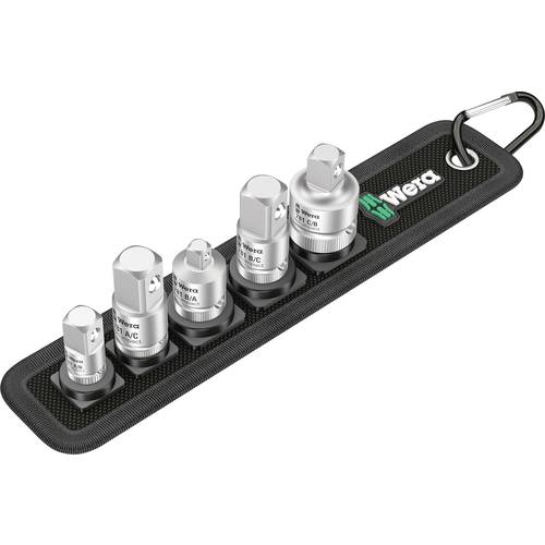 Wera 781/5 Set 1 05042680001 Steckschlüssel-Bit-Einsatz-Set Antrieb 1/4 (6.3 mm), 3/8 (10 mm) 5 Teile