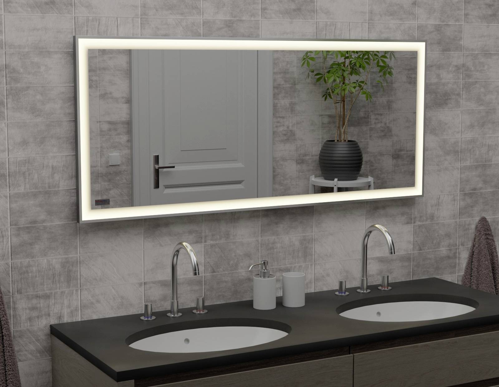 Infračervené topení Infranomic GHE-S-M10-146-LED, 900 W, titan