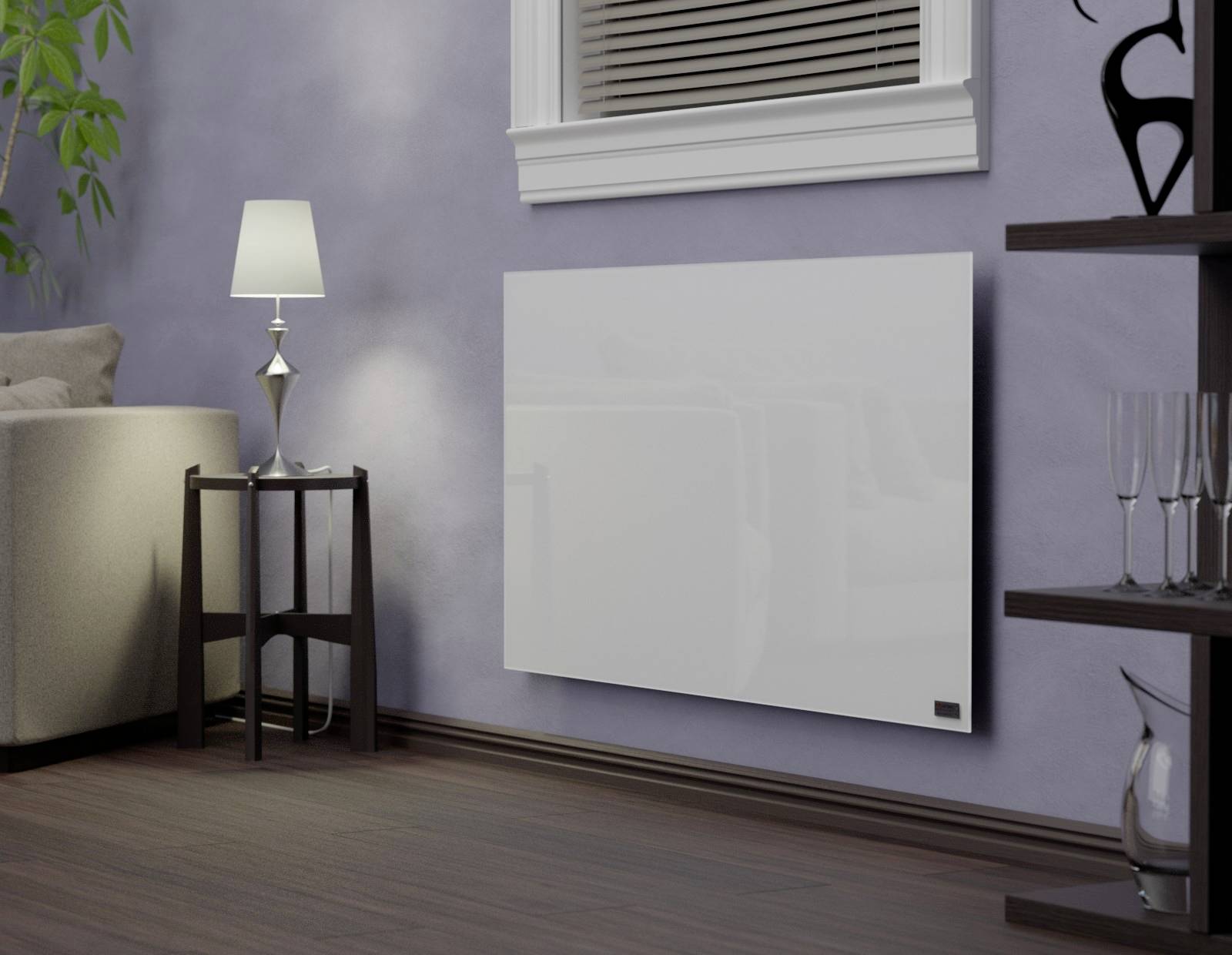 Infračervené topení Infranomic GHE-P-SL-76, 400 W, 8 m², černá