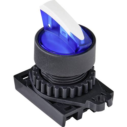 TRU COMPONENTS TC-9860160 S2SRN-L5B Wahltaste Knebel Blau 2 x 60 ° 1 St.