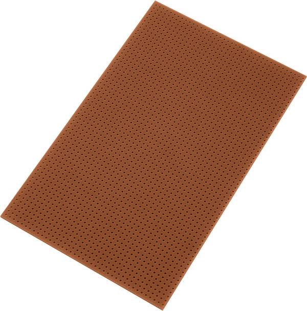 TRU COMPONENTS  Europlatine mit Cu-Auflage Hartpapier (L x B) 16 cm x 10 cm  Rastermaß 2.54 mm Inhalt 1 St.