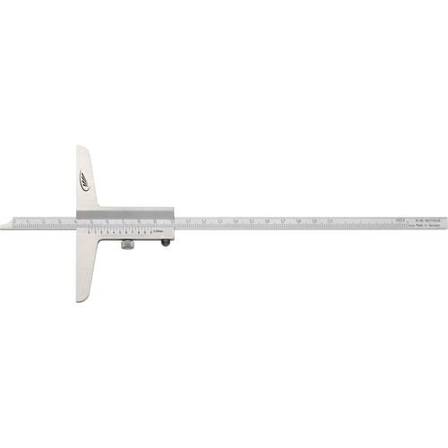 Tiefenmessschieber DIN 862 300mm ger.Schiene 12x4mm H.PREISSER