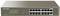 Ein Netzwerk-Switch mit 16 Ethernet-Ports und einer LED-Anzeige zur Statusüberwachung.