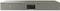 Ein rechteckiges, flaches elektronisches Gerät mit einem Display und Anschlüssen auf der Vorderseite, möglicherweise ein Verstärker.