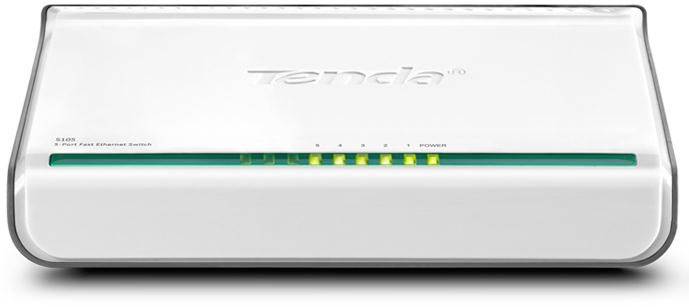 Switch TENDA  5Port S105 (10/100) plastic case retail