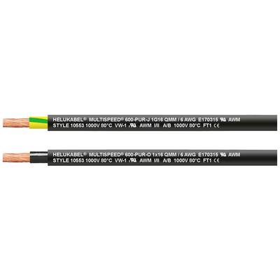 Helukabel 25888-100 Schleppkettenleitung MULTISPEED 600 1 x 6 mm² Grün-Gelb 100 m