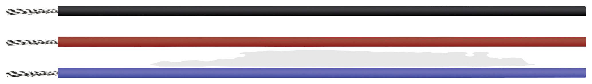 HELU 45601-100 Hochtemperaturader SIFF 1 x 2.50 mm² Schwarz 100 m