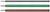 Drei Kabel in Grün, Grau und Braun. Aufschrift: 'HELUKABEL E176351 AWM STYLE 1015 14 AWG OR' usw., Temperatur- und Spannungsangaben.