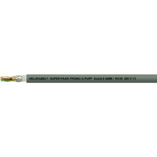 Helukabel 19124-500 Schleppkettenleitung S-PAAR-TRONIC-C-PUR 12 x 0.5 mm² Grau 500 m