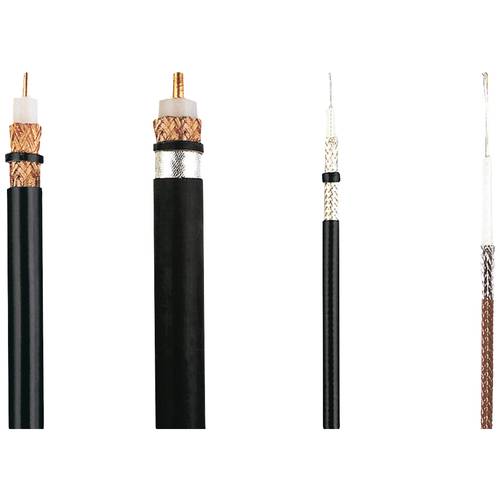 Helukabel 40202 Koaxialkabel Außen-Durchmesser: 5.20 mm RG223 /U 50 Ω Schwarz 500 m