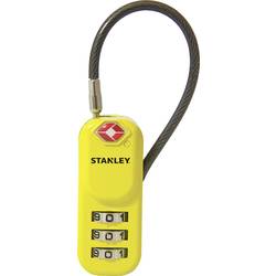 TSA visiaci zámok na heslo Stanley 81161 393 401, 20 mm, žltá