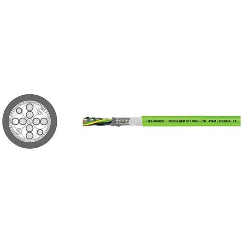 Helukabel TOPGEBER 512 Geberleitung 6 x 0.25 mm² + 3 x 0.25 mm² Grün 707418 50 m