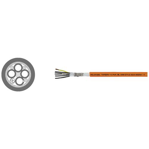 HELU TOPSERV® 113 Servoleitung 4 G 6 mm² + 2 x 1.50 mm² Orange 78951 500 m