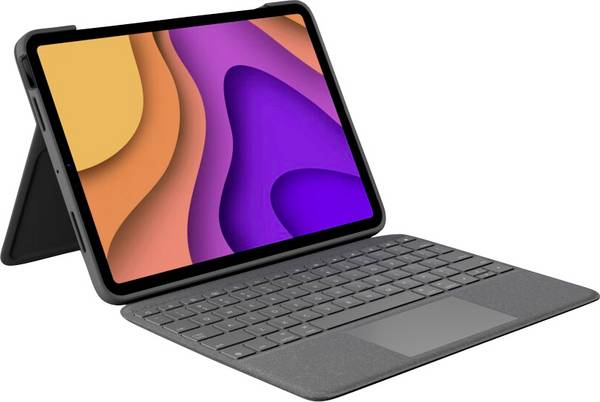 Logitech Folio Touch Tablet-Tastatur mit Hülle Passend für Marke (Tablet): Apple iPad Air (4. Generation), iPad Air (5. Generation) Apple iOS®