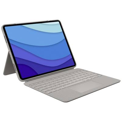 Logitech Combo Touch Tablet-Tastatur mit BookCover Passend für Marke (Tablet): Apple iPad Pro 12.9 (5. Generation)  Appl