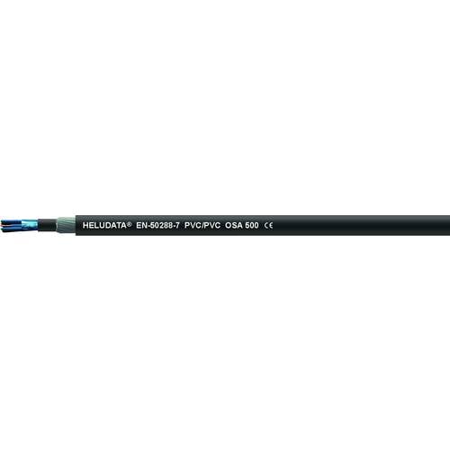 Helukabel 11016679 Instrumentenkabel EN-50288-7 OSA 500 2 x 2 x 1.5 mm² Schwarz 100 m