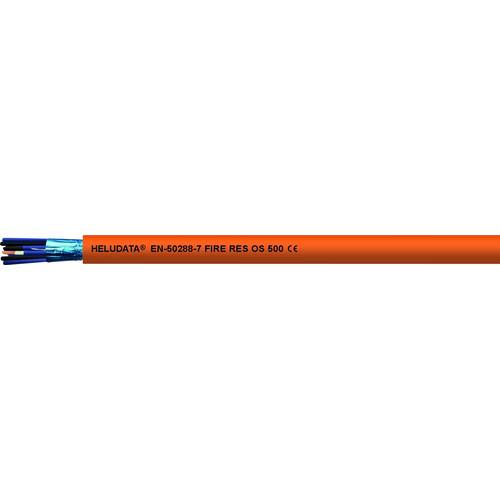 Helukabel 11016430 Instrumentenkabel HELUDATA® EN50288-7 FIRE RES OS 500 1 x 2 x 1.5 mm² Orange 100 m