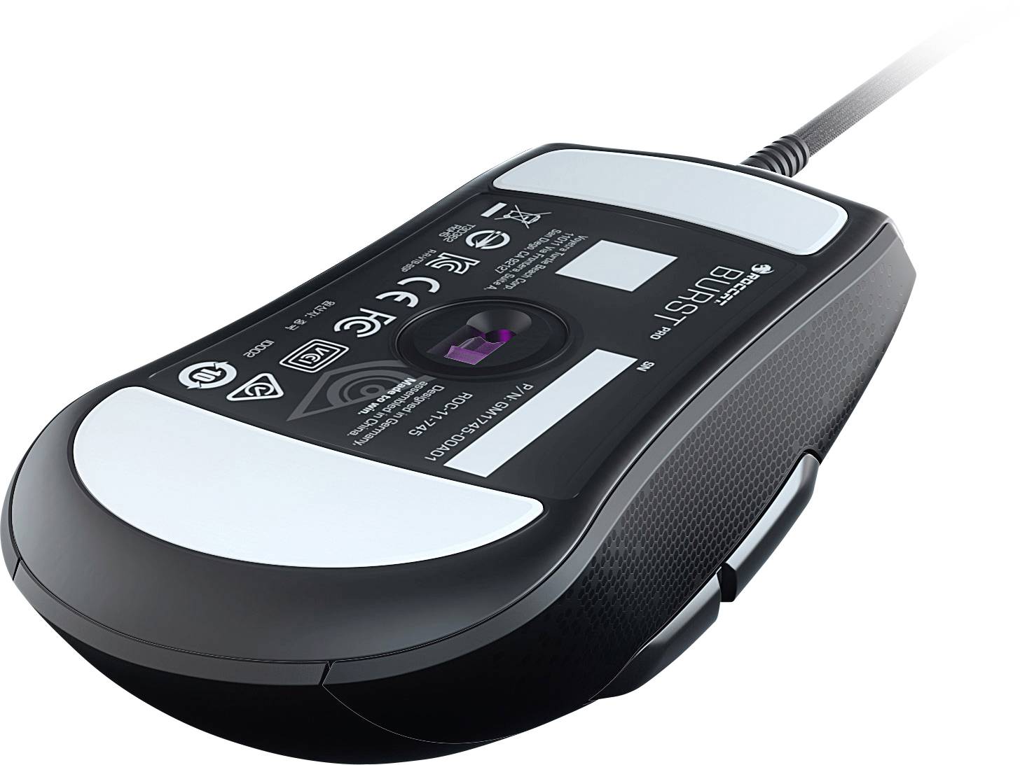 Roccat Burst Pro Gaming-Maus USB Optisch Schwarz 16000 dpi Beleuchtet-8