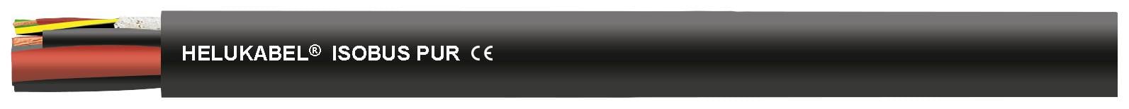 HELU ISOBUS PUR Hybridleitung 2 x 10 mm² + 2 x 2.50 mm² Schwarz 17001250 50 m