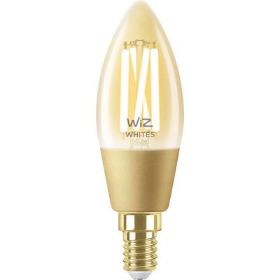 WiZ 871869978725701 LED EEK G (A - G) E14  4.9 W = 25 W Warmweiß bis Neutralweiß  app-gesteuert 1 St.