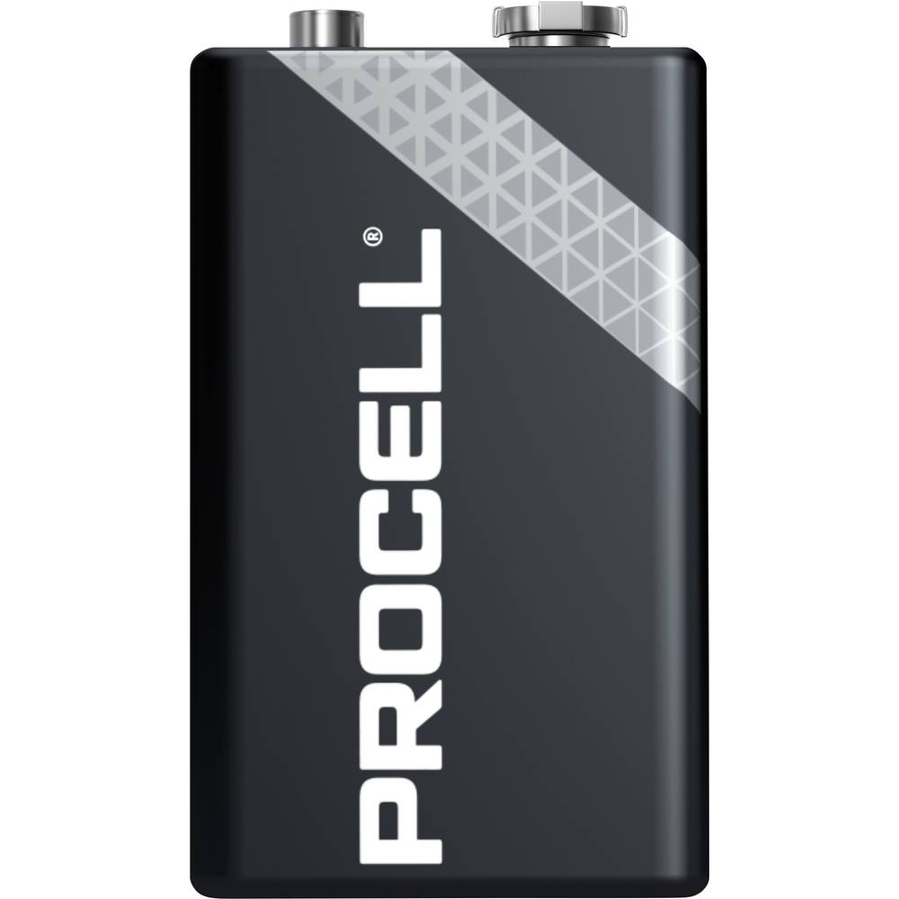 9V batterij (blok) Duracell Procell Industrial Alkaline 9 V 1 stuk(s)