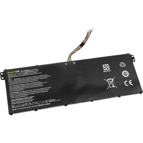 Green Cell Notebook-Akku AC14B3K AC14B7K AC14B8K 15.2 V 2100 mAh Acer