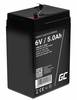 Green Cell Green Cell AGM11 batteria UPS Acido piombo [VRLA] 6 V 5 Ah (Green Cell AGM VRLA AGM11 Bleiakku 6 V 5 Ah Blei-Gel (B x H x T) 70 x 107 x 47 mm Flachstecker 4.8 mm Zyklenfest, Wartungsfrei