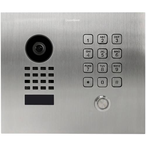 DoorBird D1101KH Classic IP-Video-Türsprechanlage LAN Außeneinheit Edelstahl V2A (gebürstet)