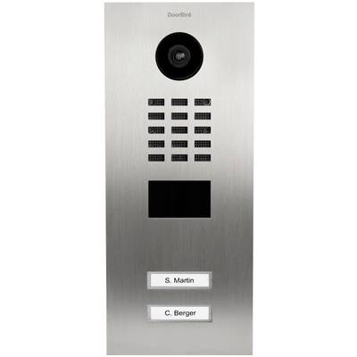 DoorBird D2102V IP-Video-Türsprechanlage LAN Außeneinheit Edelstahl V4A (gebürstet)