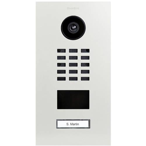 DoorBird D2101V IP-Video-Türsprechanlage LAN Außeneinheit Weiß (RAL 9016)