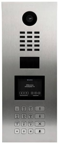 DoorBird D21DKV IP-Video-Türsprechanlage LAN Außeneinheit Edelstahl V2A (gebürstet)
