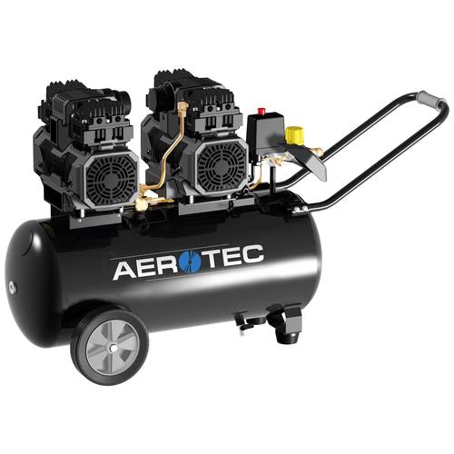 Aerotec Druckluft-Kompressor 360 TECH DUO SILENT 50 l 8 bar