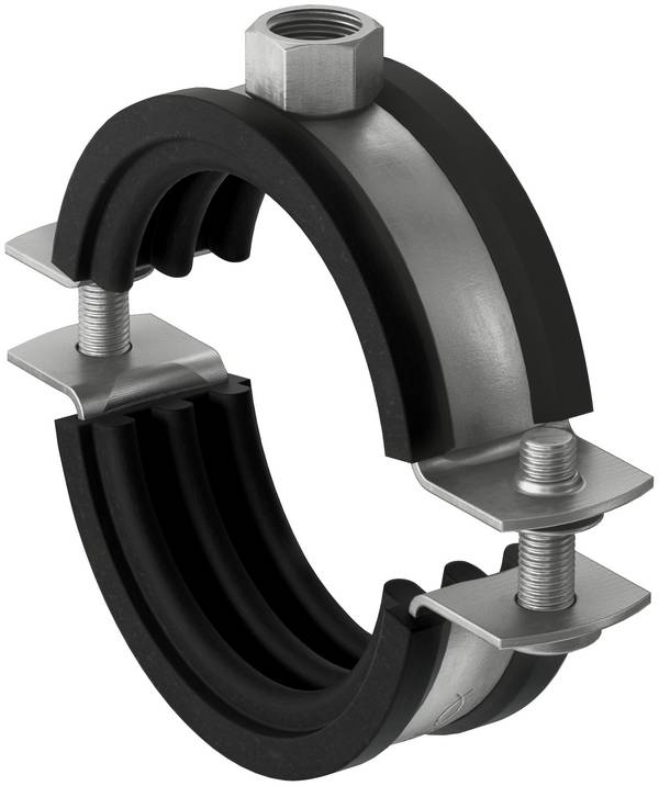 Fischer 560585 Rohrschelle Rohrschelle FRS 2 1/2" nicht rostender Stahl A2 10 St.