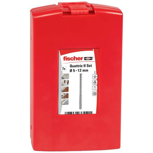 Fischer Quattric II 553210 Hammerbohrer 5 mm, 6 mm, 8 mm, 10 mm, 12 mm SDS-Plus 1 St.