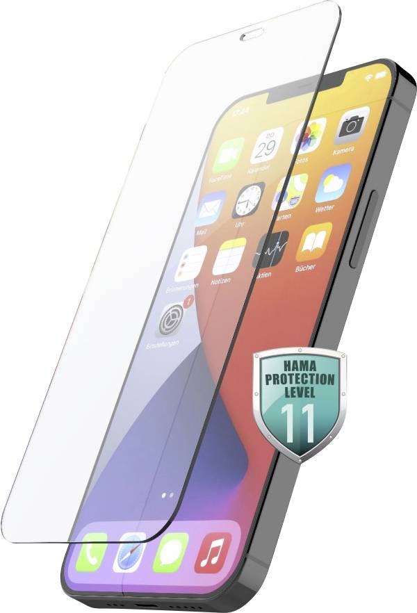 HAMA 3D-Full-Screen Displayschutzglas Passend für (Handy): Apple iPhone 12/12 Pro 1 St.