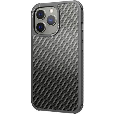 Black Rock Robust Real Carbon Cover Apple iPhone 13 Pro Schwarz 