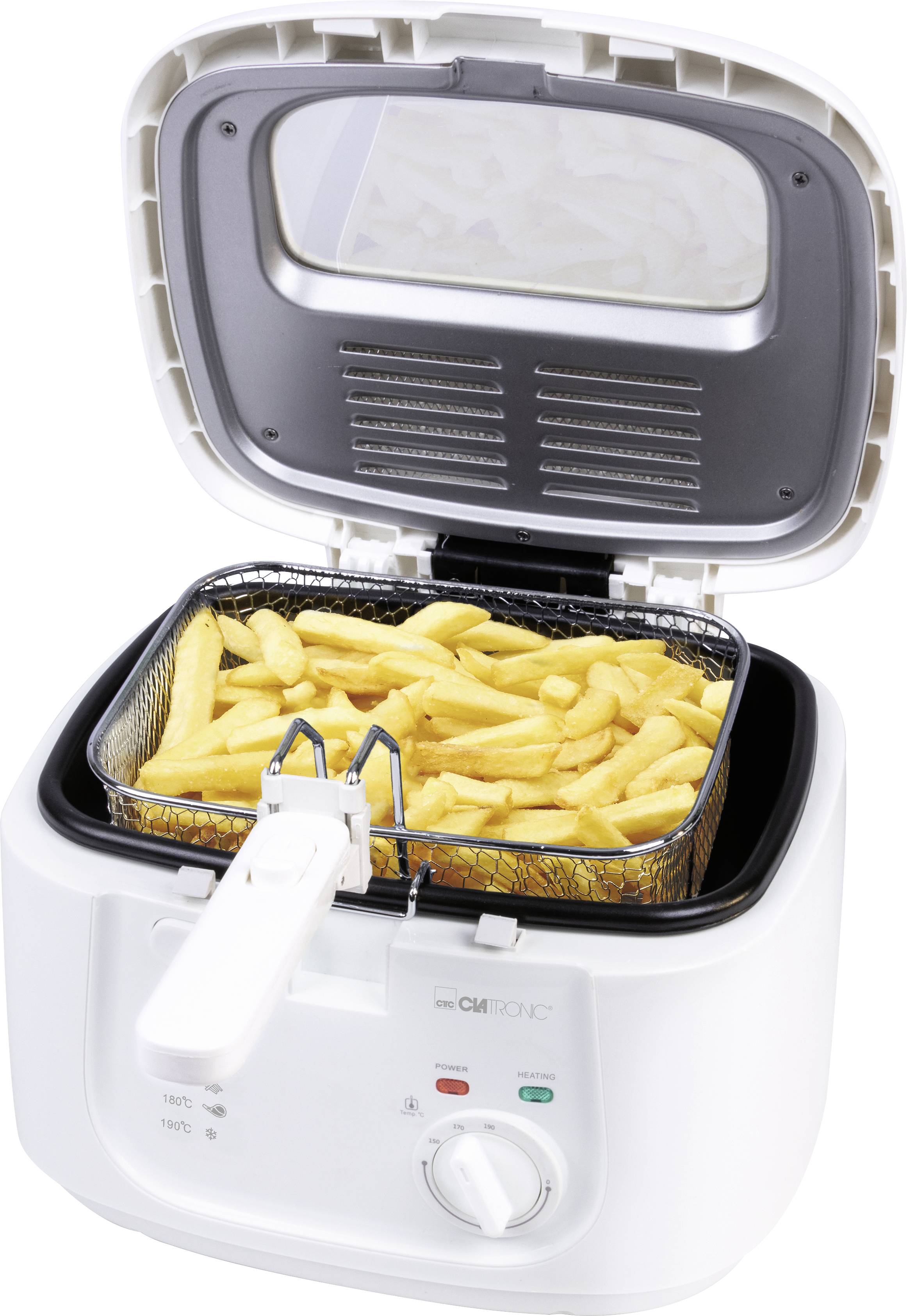 Clatronic FR 3771 Fritteuse 2.5 l 1800 W Weiß-2