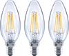 Sygonix SY-4945174 LED EEK E (A - G) E14 Kerzenform 4 W = 40 W Warmweiß (Ø x H) 35 mm x 100 mm 3 St.