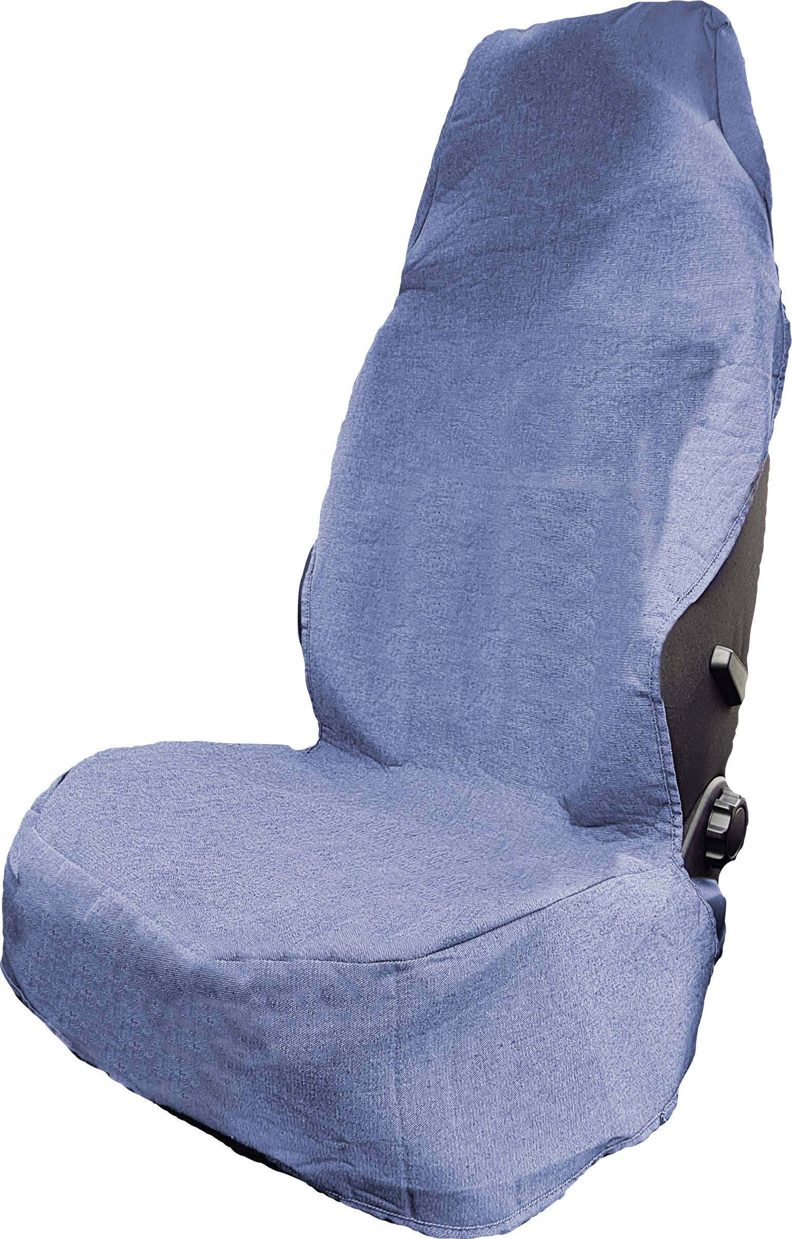 HP Autozubehör 19334 Sitzschoner Jeans Sitzbezug Polyester Jeans-Blau Fahrersitz, Beifahrersitz