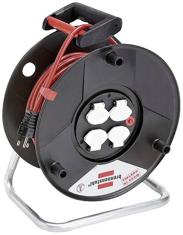 Brennenstuhl 1206062 Kabeltrommel 50 m Rot Schweiz-Stecker
