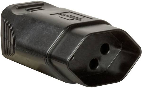 Brennenstuhl 1081412 Schutzkontaktkupplung   230 V Schwarz IP20