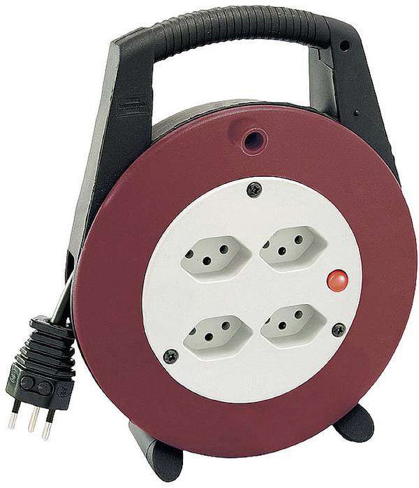 Brennenstuhl 1094272 Kabeltrommel 20 m Schwarz Schweiz-Stecker