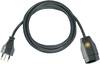 Brennenstuhl 1160132 Strom Verlängerungskabel Schwarz 3 m H05VV-F 3G 1 mm²