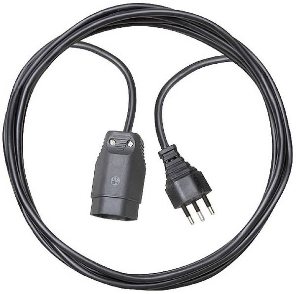 Brennenstuhl 1168432 Strom Verlängerungskabel 10 A Schwarz 3 m H05VV-F 3G 1 mm²
